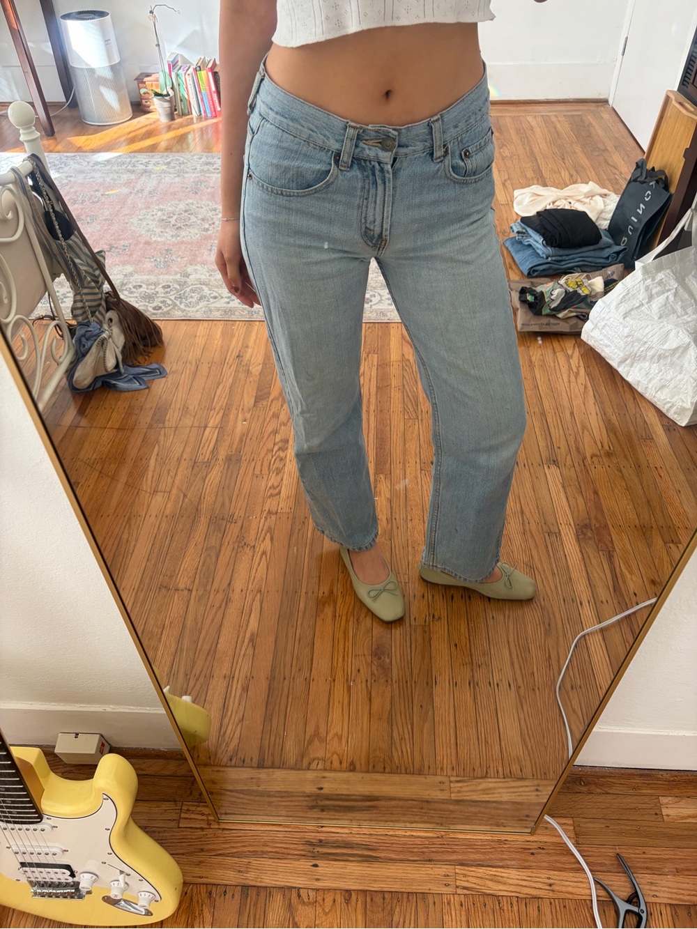 vintage Levi's blue straight leg 550 jeans